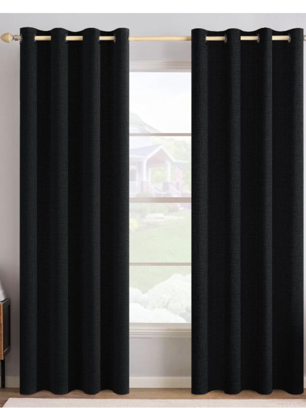 Black Blackout Curtains